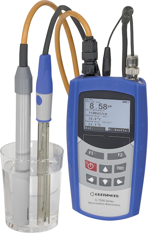 Greisinger Wasserzähler Wasserdichtes pH-/Redox-/Temperatur-Messgerät mit