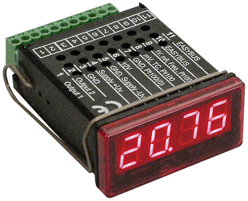 Einbaumessgerät CAM100 Thermometer für Pt100-Fühler, 24 VDC, frei