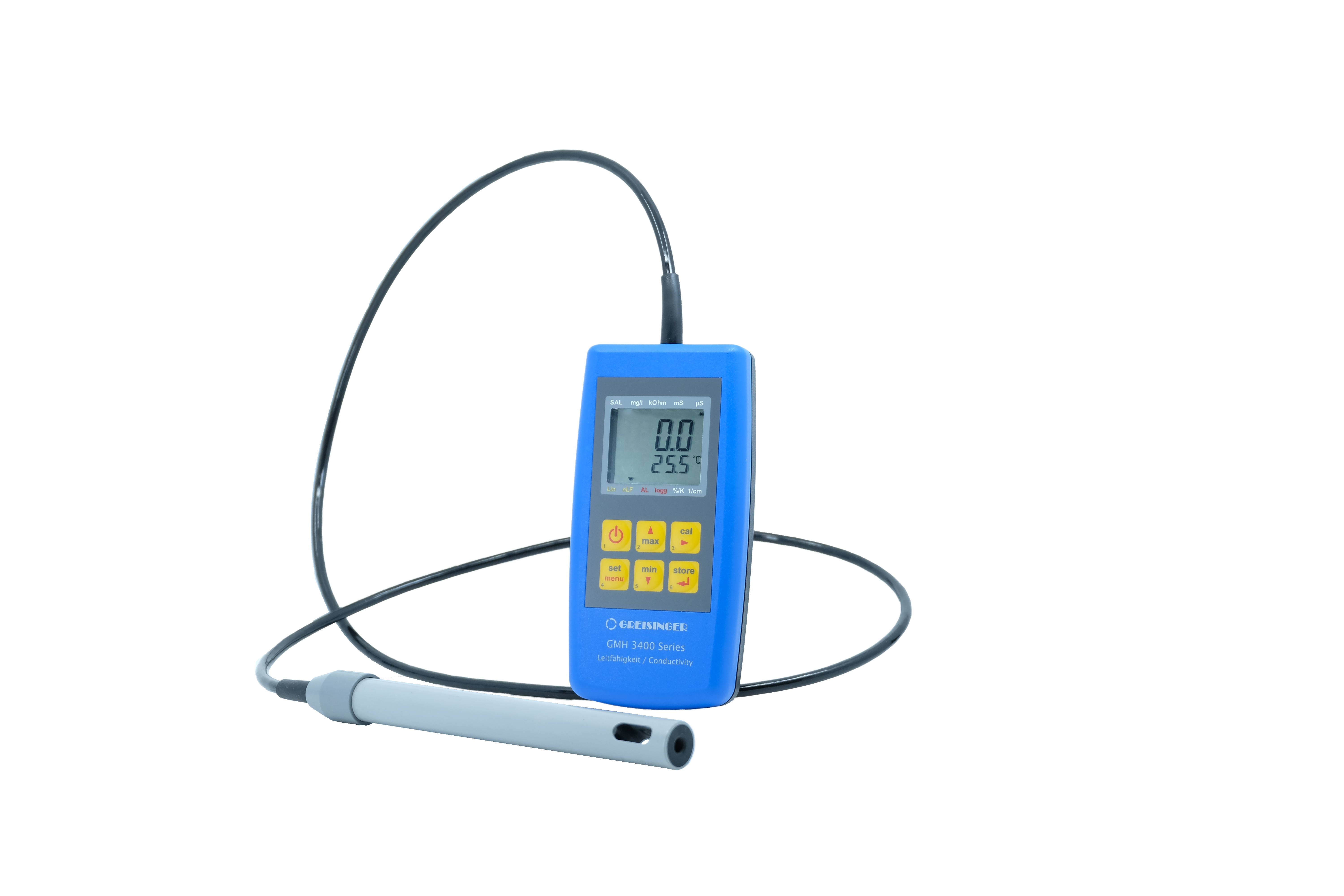 Greisinger Wasserzähler Wasserdichtes pH-/Redox-/Temperatur-Messgerät mit